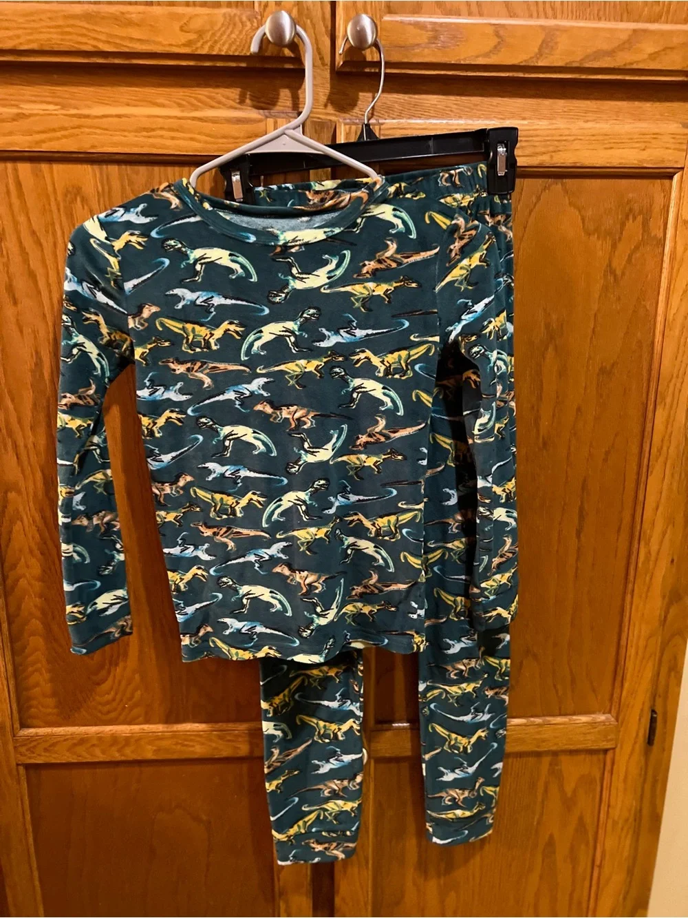 Cat and Jack Dinosaur Fleece Two Piece Pajamas